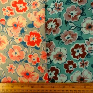 Bamboo Viscose Fabric Floral Teezy