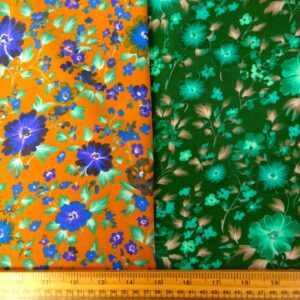 Bamboo Viscose Fabric Floral Honeysuckle