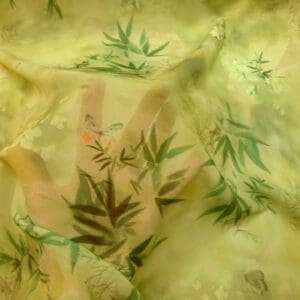 Chiffon Fabric Whisper Ferns Sage