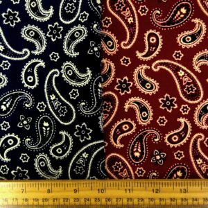 Corduroy Fabric Skinny Rib Poppin Paisley