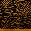 Crepe Fabric Silky Soft Marocain Pine Tips Rust Black