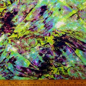 Crepe De Chine Fabric Silky Smoothie Lime Plum