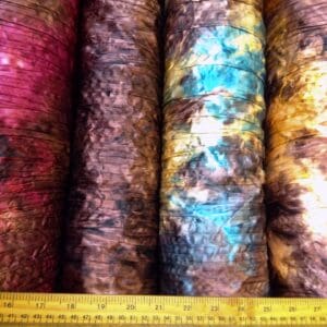 Satin Fabric Pleated Creased Shiny