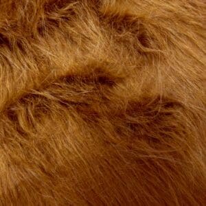 Faux Fur Fabric Thick Lustrous Growler Ginger