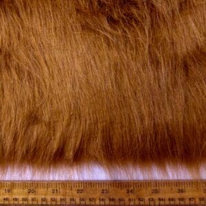 Faux Fur Fabric Thick Lustrous Growler Ginger
