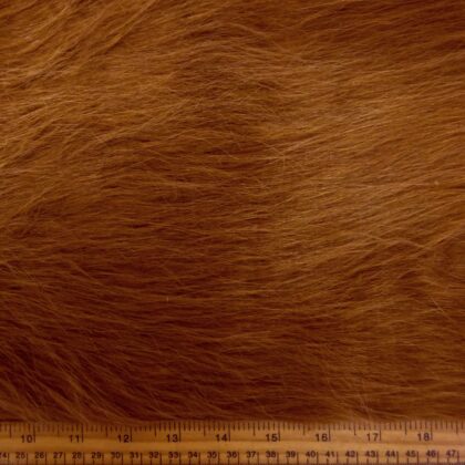 Faux Fur Fabric Thick Lustrous Growler Ginger