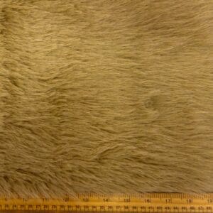 Faux Fur Fabric Thick And Fluffy Lions Mane Honey