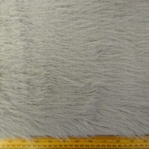 Faux Fur Fabric Thick And Fluffy Lions Mane Light Grey