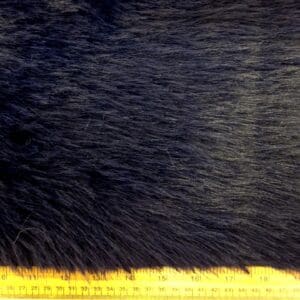 Faux Fur Fabric Thick And Fluffy Lions Mane Navy