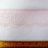 Flat Lace Trimming 7cm Wide Code 1070 Pink