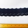 Broderie Anglais Lace Trim Glasgow Flat 5cm Wide Navy