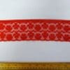 Flat Lace Trimming 75mm Wide Code 979 Red