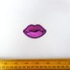Sew On Motif Foil Lips Pink