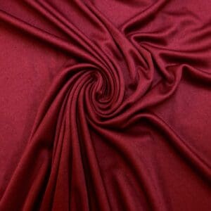 Jersey Fabric Polyester Silky Plain Classic Wine