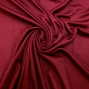Jersey Fabric Polyester Silky Plain Classic Wine