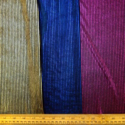 Foil Jersey Fabric Jazz Man Stripe