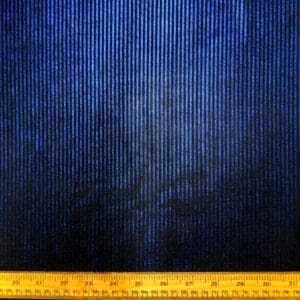 Foil Jersey Fabric Jazz Man Stripe Blue/Black