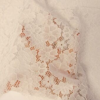 Lace Fabric Bridal Torrance Daisy Ivory
