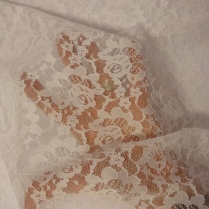 Lace Fabric Graceful Ivory