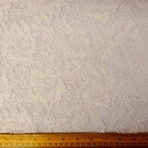 Lace Fabric Stretch Lace Bonny Floral Ivory