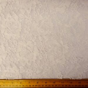 Lace Fabric Stretch Lace Bonny Floral Ivory