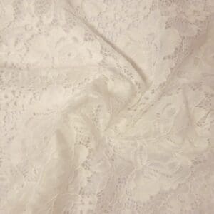 Lace Fabric Stretch Lace Bonny Floral Ivory