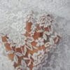 Lace Fabric Stretch Lace Sugar Rose White