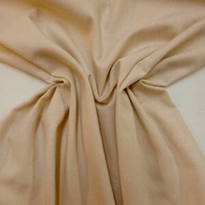 Linen Mix Fabric Classic Linen Blended With Bamboo Viscose Natural Nude