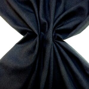 Linen Mix Fabric Classic Linen Blended With Bamboo Viscose Navy