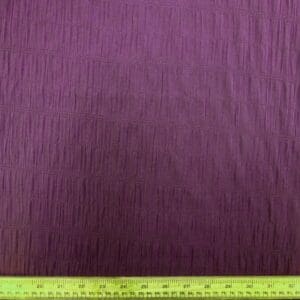 Cotton Fabric Big Seersucker Plum