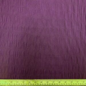 Cotton Fabric Big Seersucker Plum