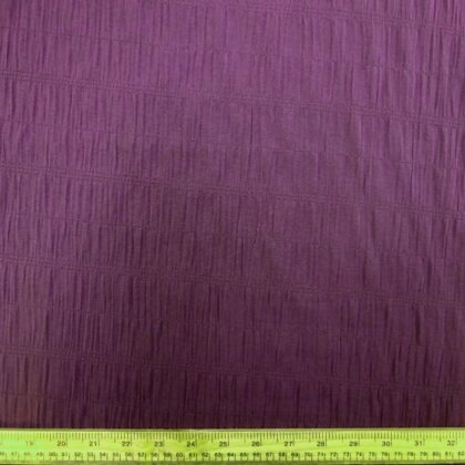 Cotton Fabric Big Seersucker Plum