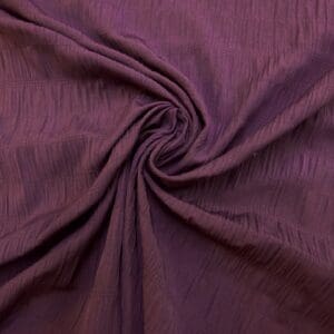 Cotton Fabric Big Seersucker Plum