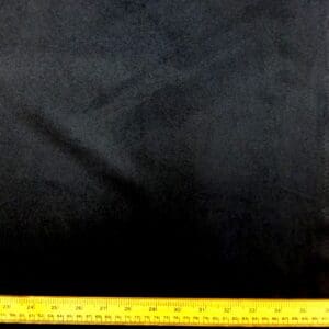 Suedette Fabric Faux Suede Black Soot