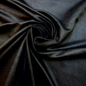 Suedette Fabric Faux Suede Black Soot