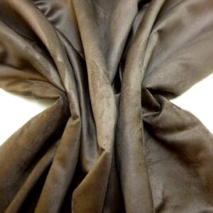 Suedette Fabric Faux Suede Bronco Brown