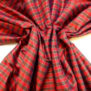Polyester Fabric Taffeta Absolutely Christmas Red Green