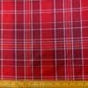 Suiting Fabric Tartan With Gold Thread Mrs Noo Red