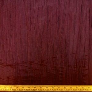 Taffeta Fabric Pleated Creased Wine Shot Black