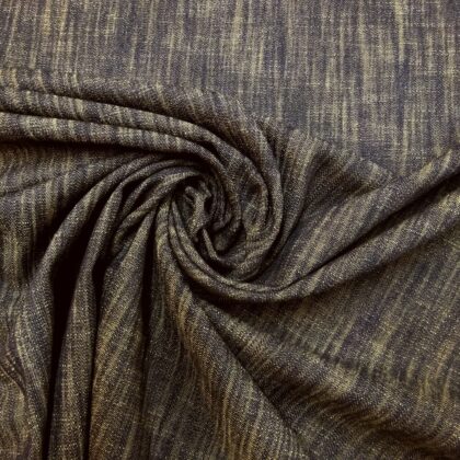 Denim Fabric Distressed With Elastane Indigo