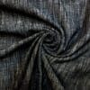 Denim Fabric Distressed With Elastane Black