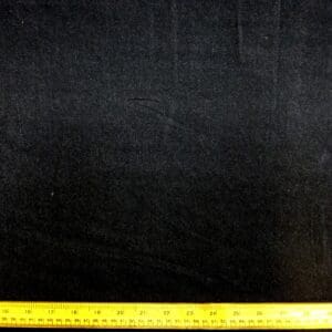 Denim Fabric Flocked Twill Weave Black