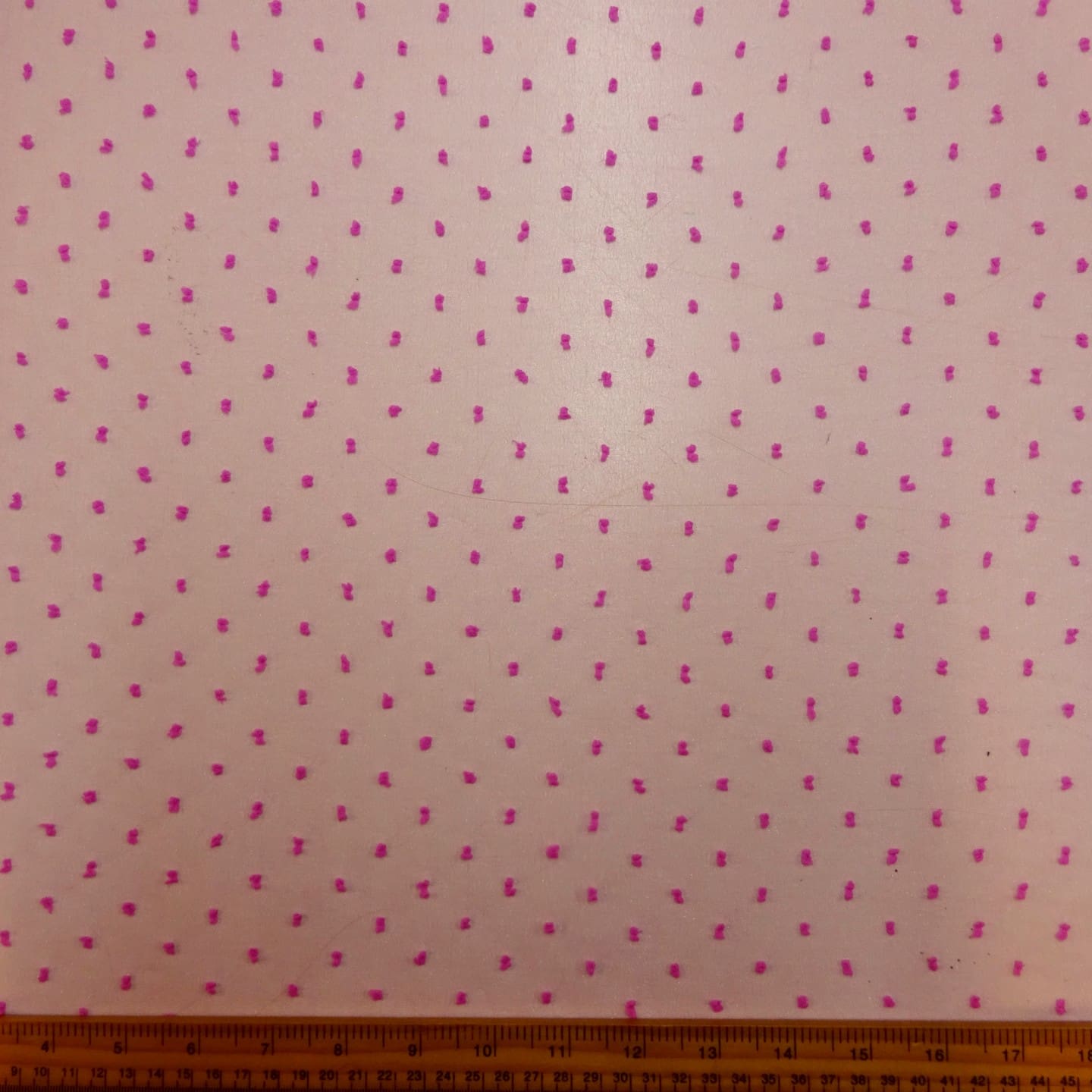 Organza Fabric 3D Dobby Spot Orchid Pink