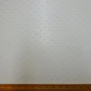 Organza Fabric 3D Dobby Spot Ivory