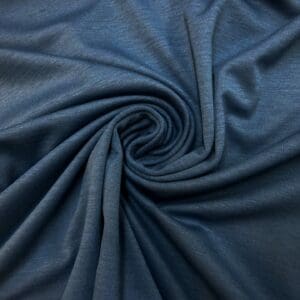 Jersey Fabric Ponte Roma Denim Blue