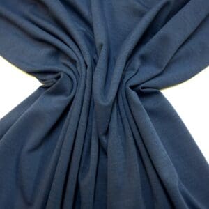 Jersey Fabric Ponte Roma Denim Blue