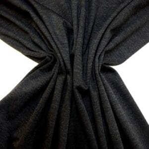 Jersey Fabric Ponte Roma Dark Marl Grey