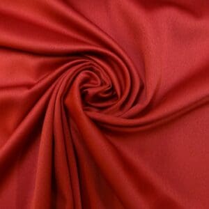 Crepe Backed Satin Fabric Dress Weight Sandringham Terracotta Rust