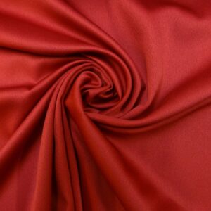 Crepe Backed Satin Fabric Dress Weight Sandringham Terracotta Rust