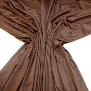 Suedette Fabric Shammy Suede Jersey Chocolate